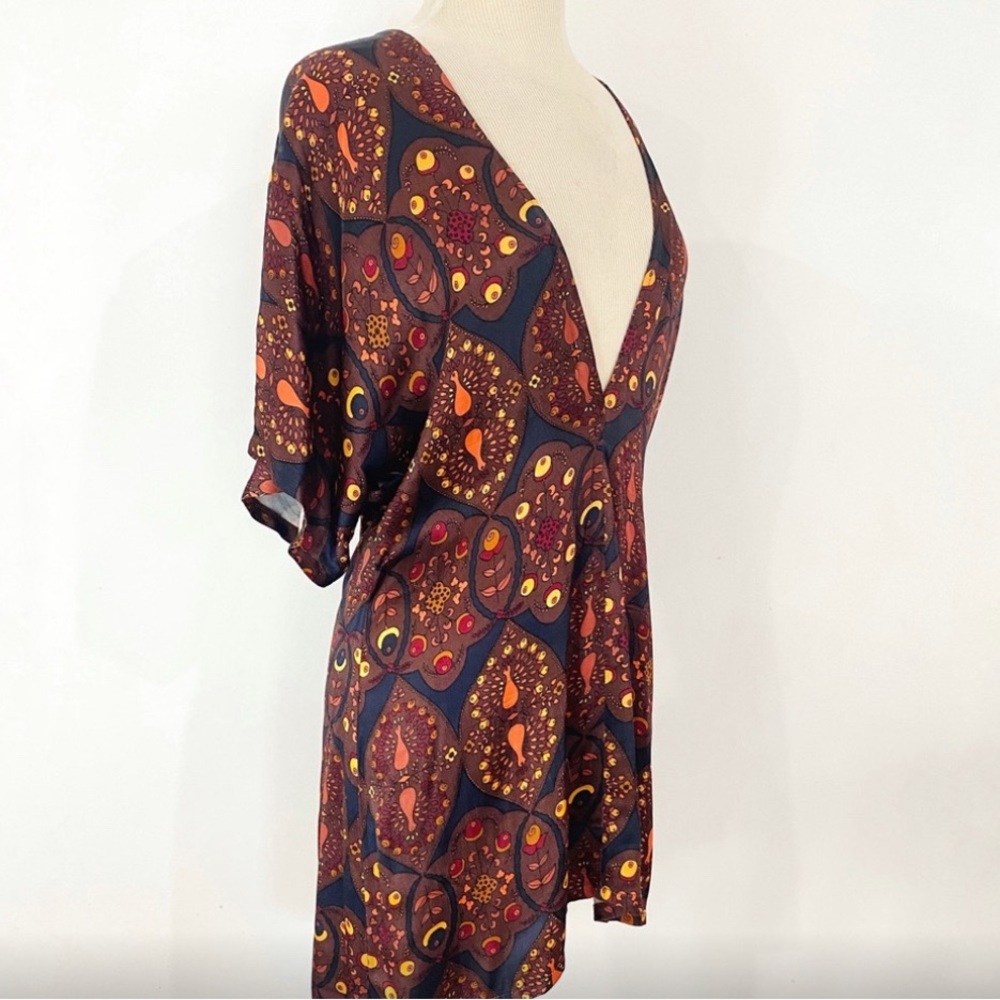 Reformation deep V-neck dress